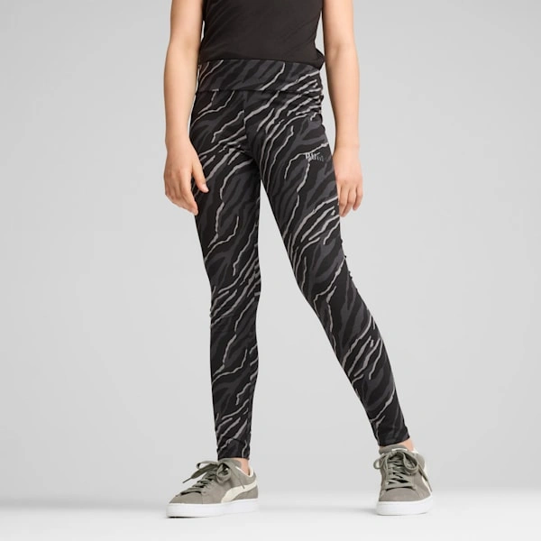 ESS+ ANIMAL Leggings do Pháistí Móra PUMA – Léim isteach i stíl fiáin!